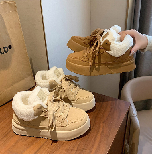 Cozy Suede Casual Winter Sneakers