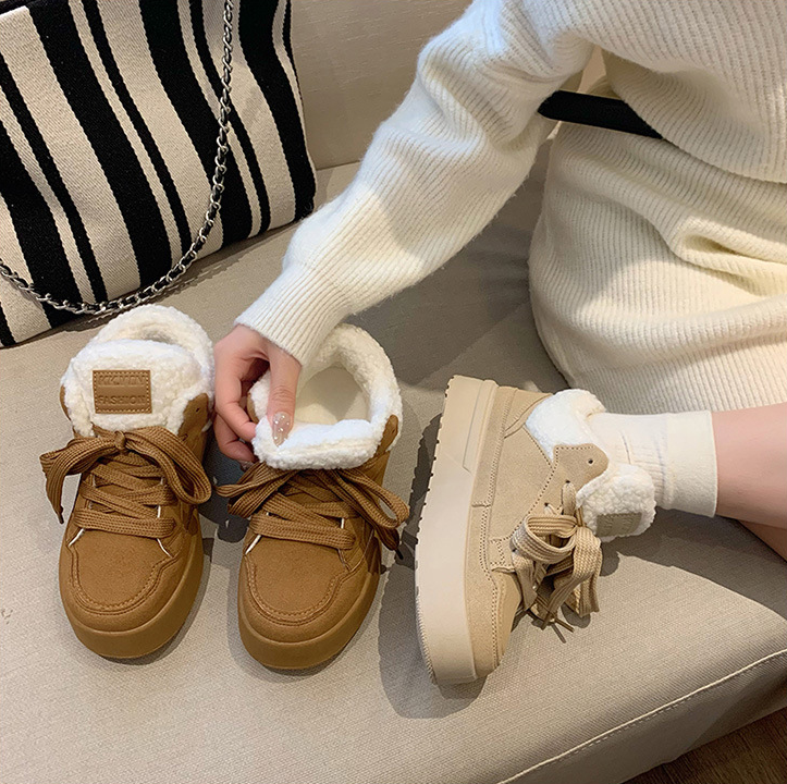 Cozy Suede Casual Winter Sneakers